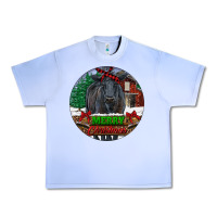 Grape Ice Black Angus Cattle Merry Christmas Urban Heavy Tee - RanaPortraitStore