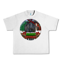 Lunar Rock Black Angus Cattle Merry Christmas Urban Heavy Tee - RanaPortraitStore