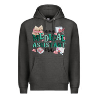 Charcoal Heather in my medical assistant era Premium Hoodie - MaliasSmallBusiness