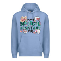 Colony Blue in my medical assistant era Premium Hoodie - MaliasSmallBusiness
