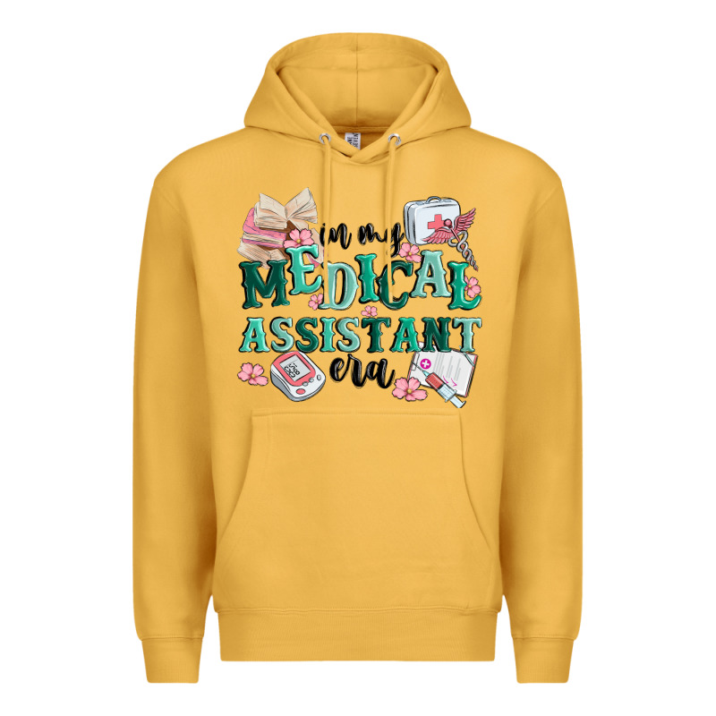 In My Medical Assistant Era Premium Hoodie by MaliasSmallBusiness | Teevron