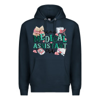 Navy in my medical assistant era Premium Hoodie - MaliasSmallBusiness