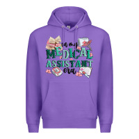 Purple in my medical assistant era Premium Hoodie - MaliasSmallBusiness