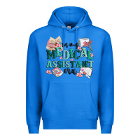 True Royal in my medical assistant era Premium Hoodie - MaliasSmallBusiness