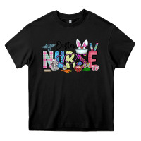 Black easter nurse Heavy Core Tee - CowhideDigitalArt