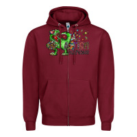 Burgundy autism awareness Zipper Hoodie - SublimationCraftShop