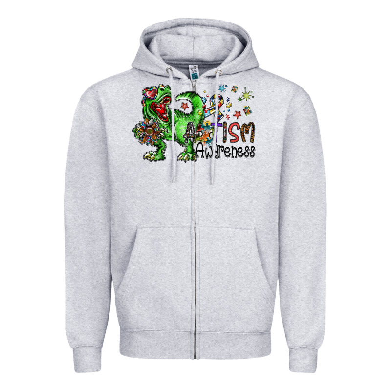 Autism Awareness Zipper Hoodie by SublimationCraftShop | Teevron