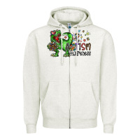Oatmeal Heather autism awareness Zipper Hoodie - SublimationCraftShop