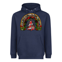 Navy trees rainbow Heavyweight Hoodie - JahusDesignShop