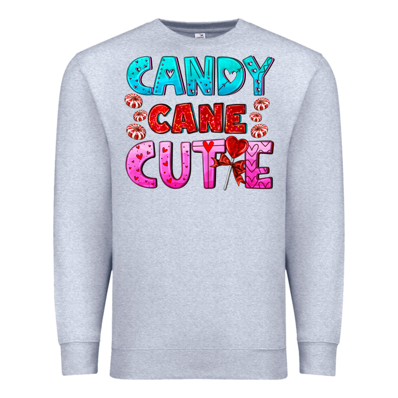 Candy Cane Cutie Premium Sweatshirt by AdoDesignShop | Teevron