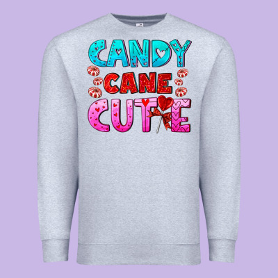 Candy Cane Cutie Premium Sweatshirt Designed By Adodesignshop