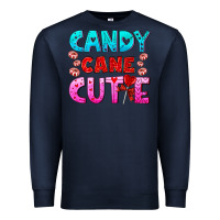 Navy candy cane cutie Premium Sweatshirt - AdoDesignShop