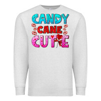 Oatmeal Heather candy cane cutie Premium Sweatshirt - AdoDesignShop