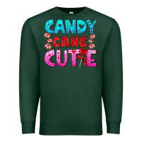 Sports Green candy cane cutie Premium Sweatshirt - AdoDesignShop