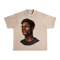 French Oak afro man Urban Heavy Tee - texasbilliewilder