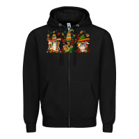 Black mexican gnomies Zipper Hoodie - FaDigitalArtStudio