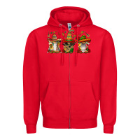 Red mexican gnomies Zipper Hoodie - FaDigitalArtStudio