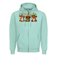Seafoam mexican gnomies Zipper Hoodie - FaDigitalArtStudio