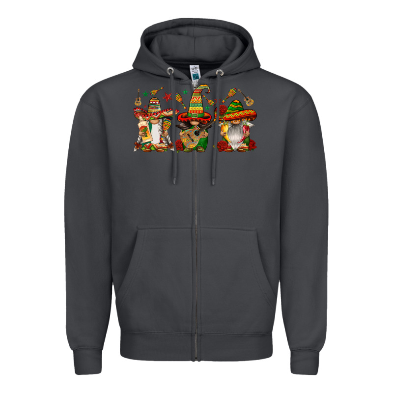 Mexican Gnomies Zipper Hoodie by FaDigitalArtStudio | Teevron