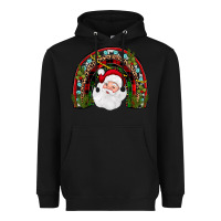 Black santa rainbow Heavyweight Hoodie - JahusDesignShop