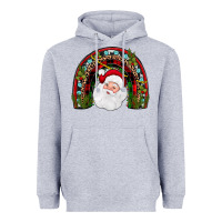 Heather Grey santa rainbow Heavyweight Hoodie - JahusDesignShop
