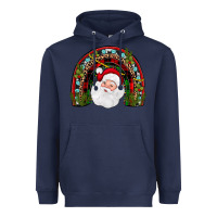 Navy santa rainbow Heavyweight Hoodie - JahusDesignShop