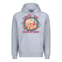 Heather Grey dont go bacon my heart Premium Hoodie - MaliasSmallBusiness