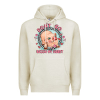 Oatmeal Heather dont go bacon my heart Premium Hoodie - MaliasSmallBusiness