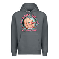 Rock dont go bacon my heart Premium Hoodie - MaliasSmallBusiness