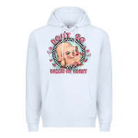 White dont go bacon my heart Premium Hoodie - MaliasSmallBusiness