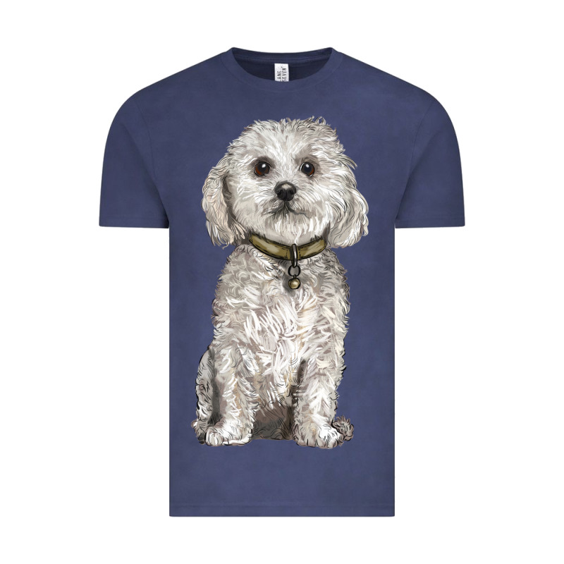 Bichon Frise Dog Vintage Tee by BarkalooDesign | Teevron