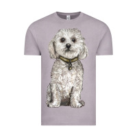 Vintage Zinc bichon frise dog Vintage Tee - BarkalooDesign