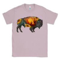 Lilac sunflower bison Classic Tee - RanaPortraitStore