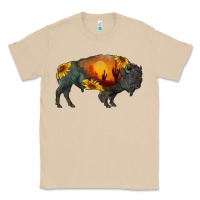 Mushroom sunflower bison Classic Tee - RanaPortraitStore
