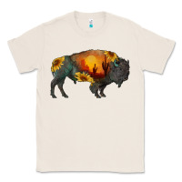Natural sunflower bison Classic Tee - RanaPortraitStore