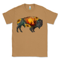 Toasted Coconut sunflower bison Classic Tee - RanaPortraitStore