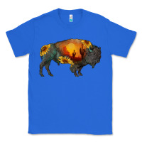 True Royal sunflower bison Classic Tee - RanaPortraitStore