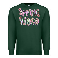 Sports Green spring vibes Premium Sweatshirt - Artiststas