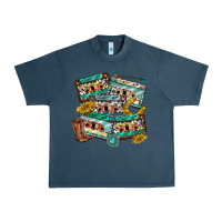 Midnight Navy 90s country casette tapes Urban Heavy Tee - texasbilliewilder