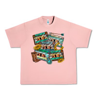 Salmon 90s country casette tapes Urban Heavy Tee - texasbilliewilder