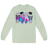 Matcha hippopotamus coffee cups Long Sleeve Tee - Zillion Design Studio