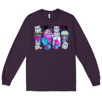 Hippopotamus Coffee Cups Long Sleeve Tee | Teevron