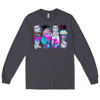 Smoke hippopotamus coffee cups Long Sleeve Tee - Zillion Design Studio
