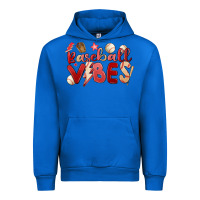 Cobalt baseball vibes Urban Hoodie - MaliasSmallBusiness