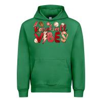Emerald baseball vibes Urban Hoodie - MaliasSmallBusiness