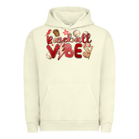 Pigment Pistachio baseball vibes Urban Hoodie - MaliasSmallBusiness