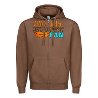 Chestnut little sister biggest fan Zipper Hoodie - HRA Design Shop