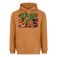 Meerkat lets get lit with Christmas Heavyweight Hoodie - AdoDesignShop