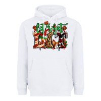 White lets get lit with Christmas Heavyweight Hoodie - AdoDesignShop