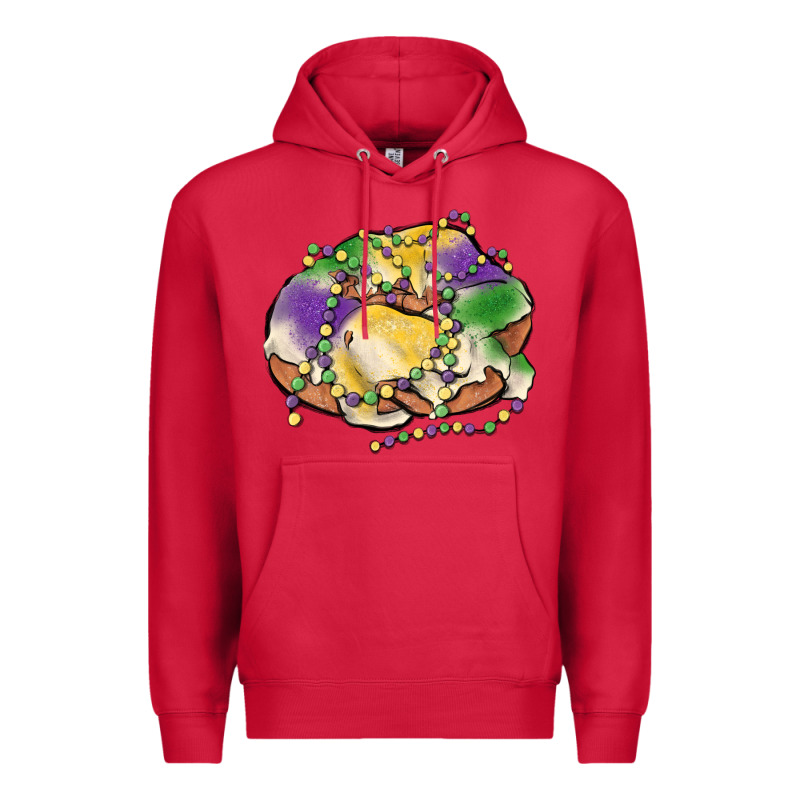 Mardi Gras King Cake Premium Hoodie by MaliasSmallBusiness | Teevron